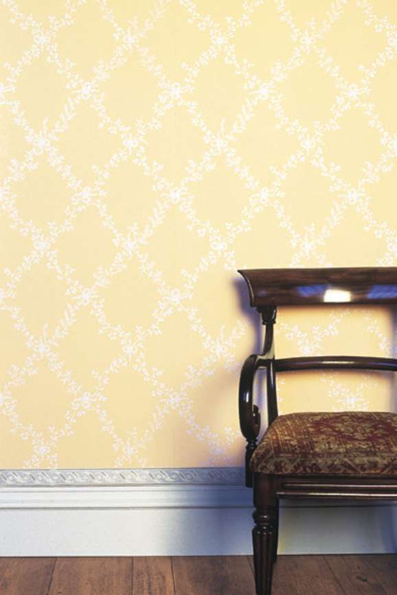Toile Trellis  Wallpaper